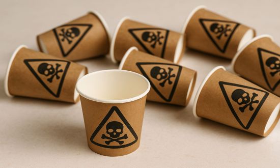 أكواب الورق تنقل جزيئات بلاستيكية خطيرة داخل المشروبات