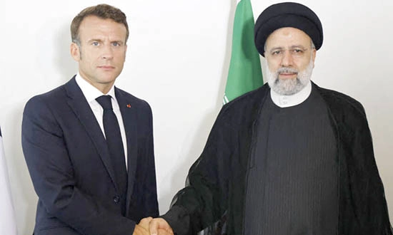 Emmanuel Macron et Ibrahim Raissi