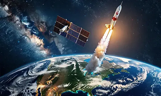 Gemrane un satellite iranien place sur orbite