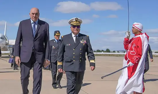 Guido Groseto Ministre de la defense Italienne en Tunisie