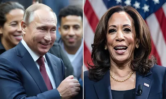 Vladimir Poutine supporte Kamala Harris