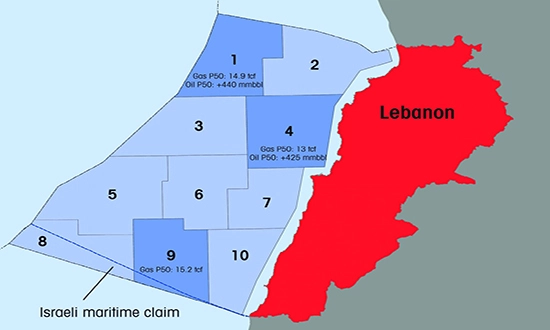 gisement gaz Liban