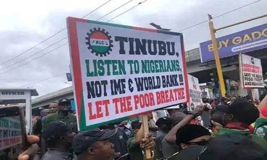 manifestations au Nigeria